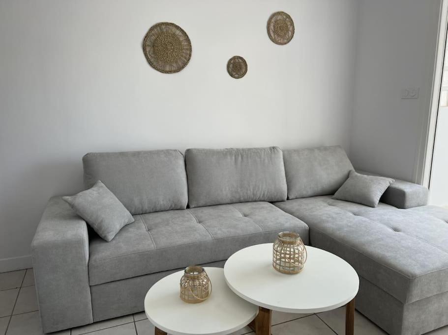 Superbe T2 Vue Mer, Clim, Parking Gratuit Canet-en-Roussillon Luaran gambar