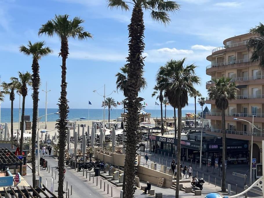 Superbe T2 Vue Mer, Clim, Parking Gratuit Canet-en-Roussillon Luaran gambar